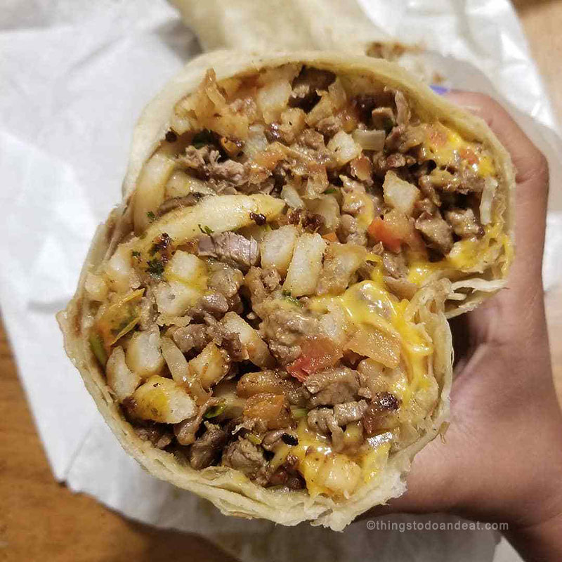 california burrito, best foods to eat in san diego