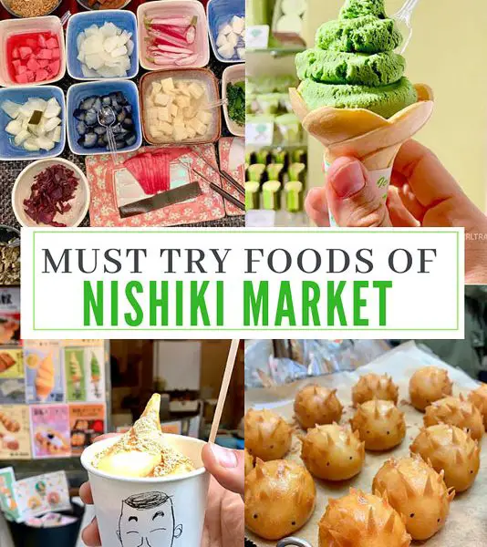 ninja food tours kyoto, nishiki market food tour, kyoto food tour,must try foods nishiki market