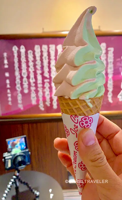 sakura ice cream, bamboo ice cream kyoto, top 10 sakura sweets, top 10 sakura snacks, 10 must try sakura snacks