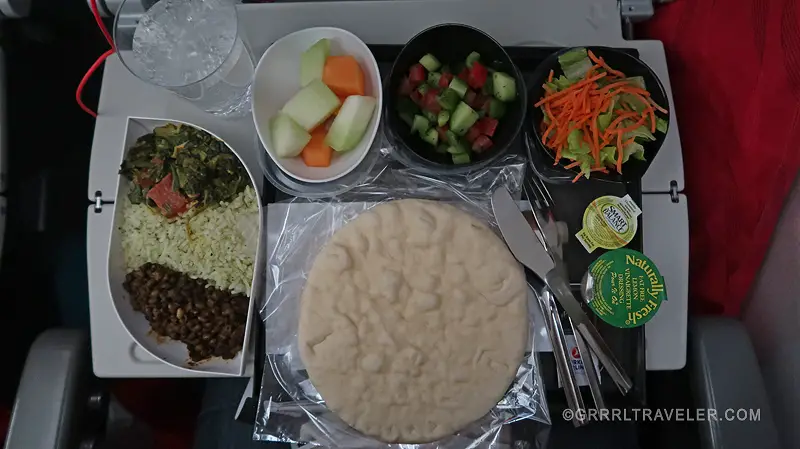 turkish airlines vegetarian meal
