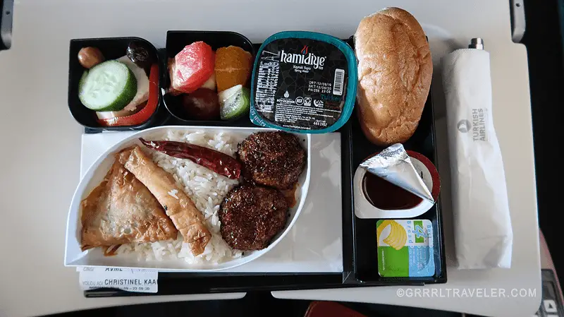 turkish airlines vegetarian meals