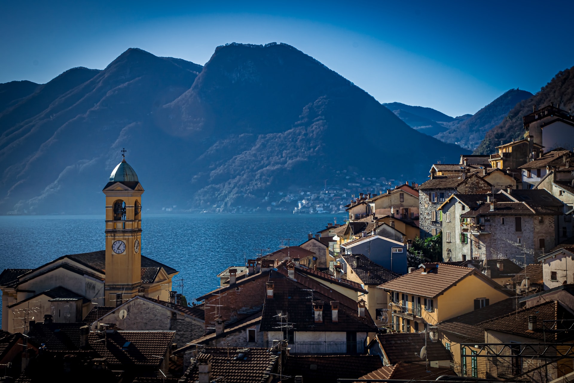 Lake como view