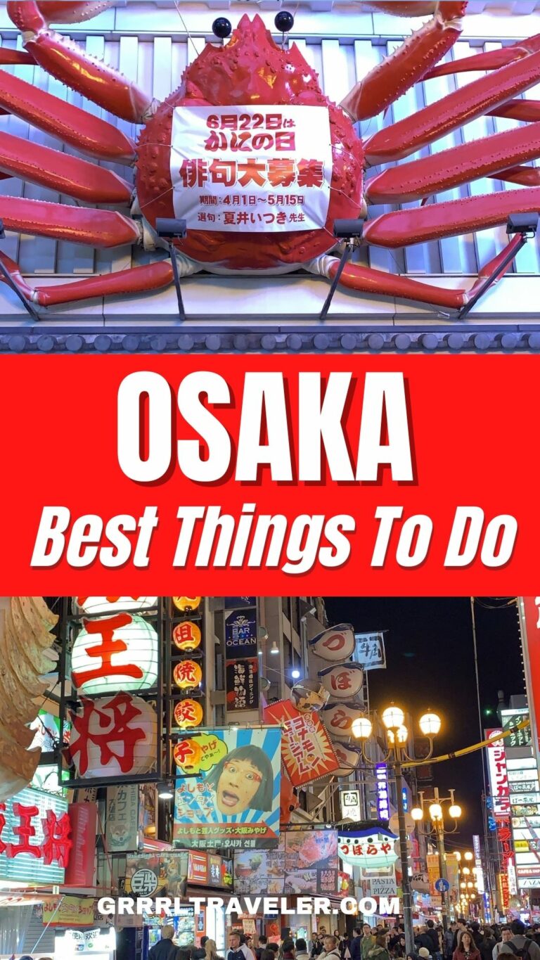 Things to know before going to osaka