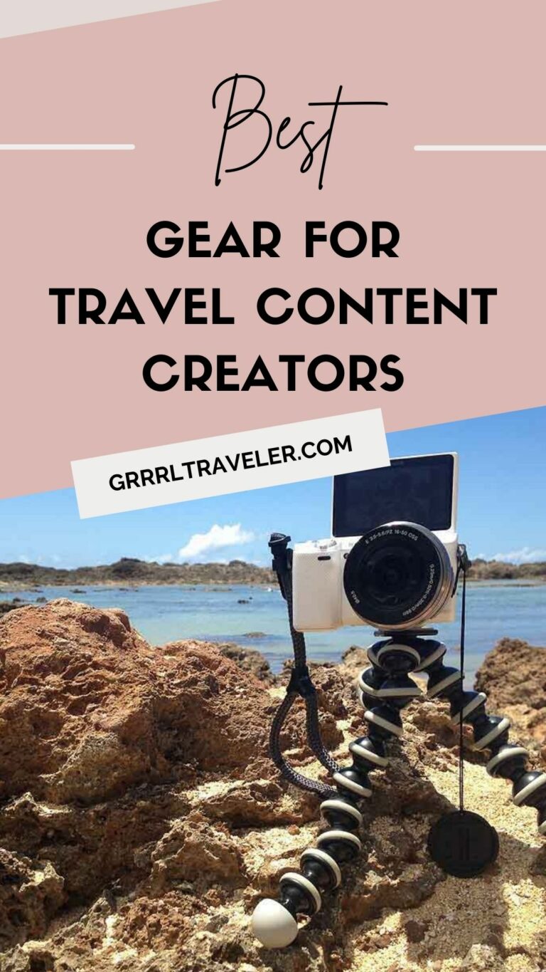 best travel vlogging blogging gear