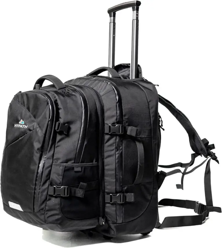 backpack with wheels carryon convertible