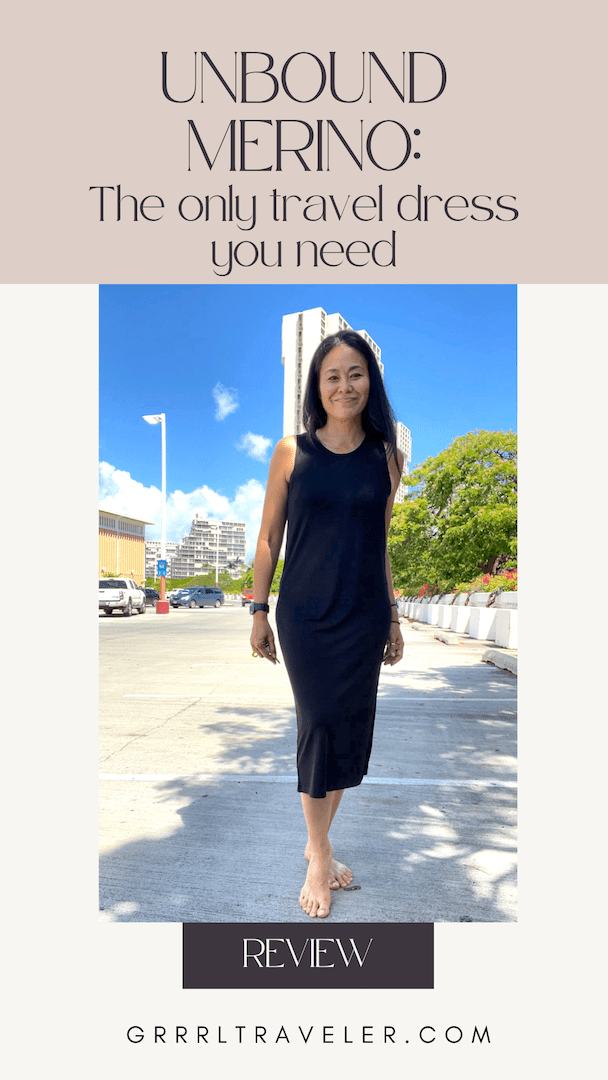 unbound merino wool best travel dress