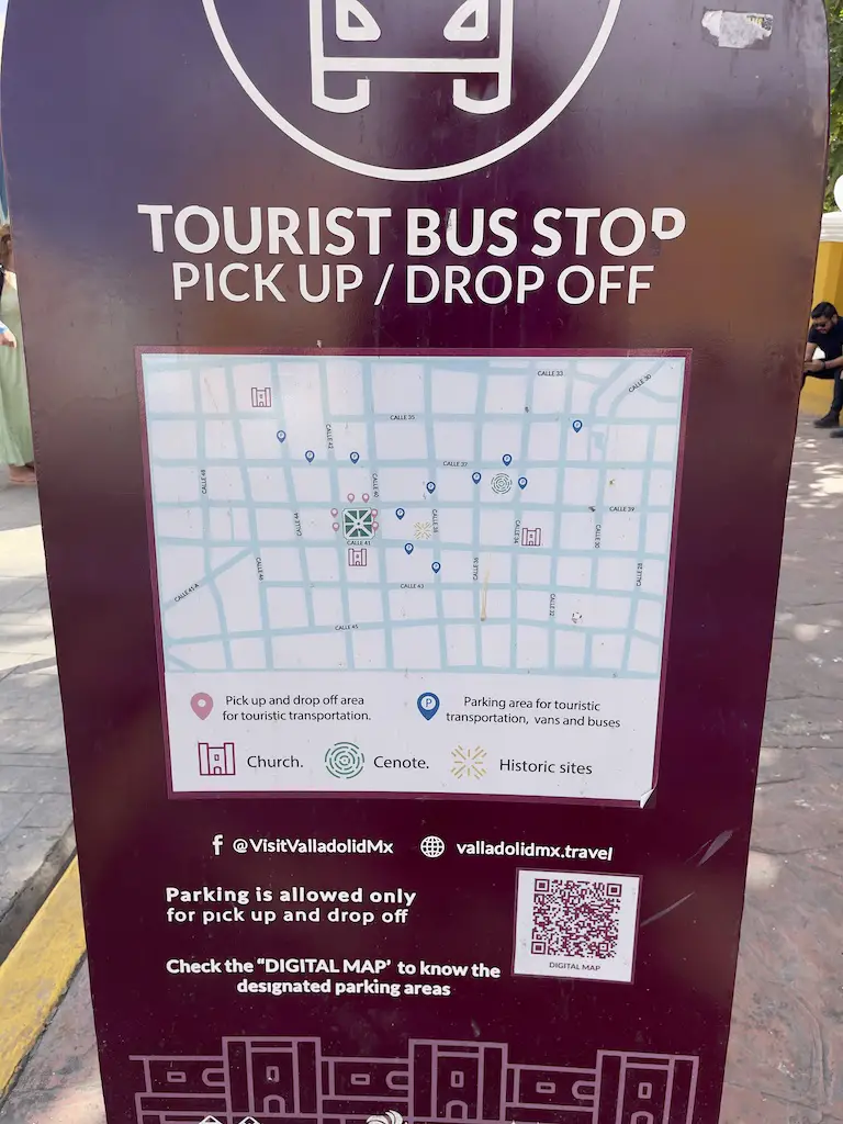valladolid travel tourism tour bus map