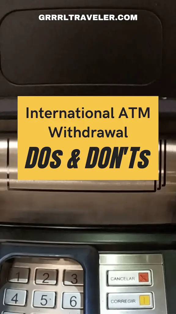 Overseas ATM mistakes