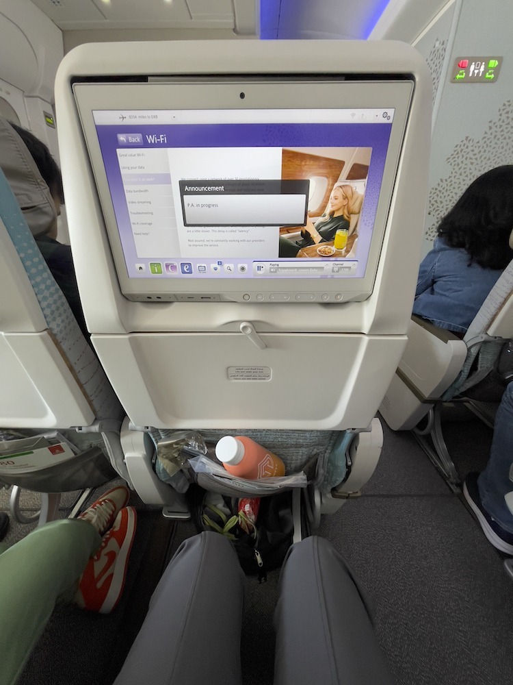 emirates air review entertainment counsel legroom