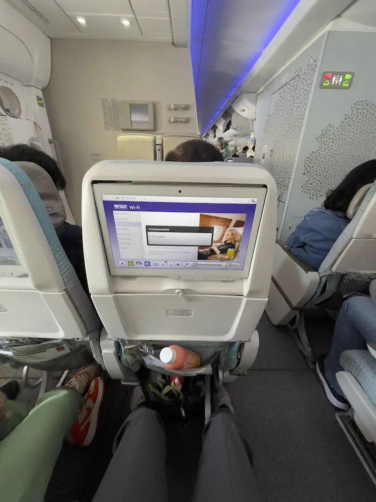 emirates air review entertainment counsel legroom