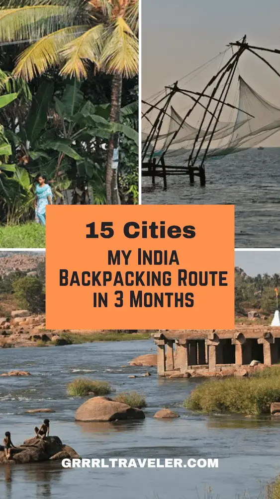 3 month backpacking itinerary India, cities to visit in India for 3 months, India backpacking route in 3 months