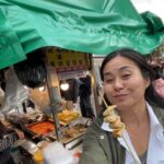 Seoul Hongdae layover tour street food street