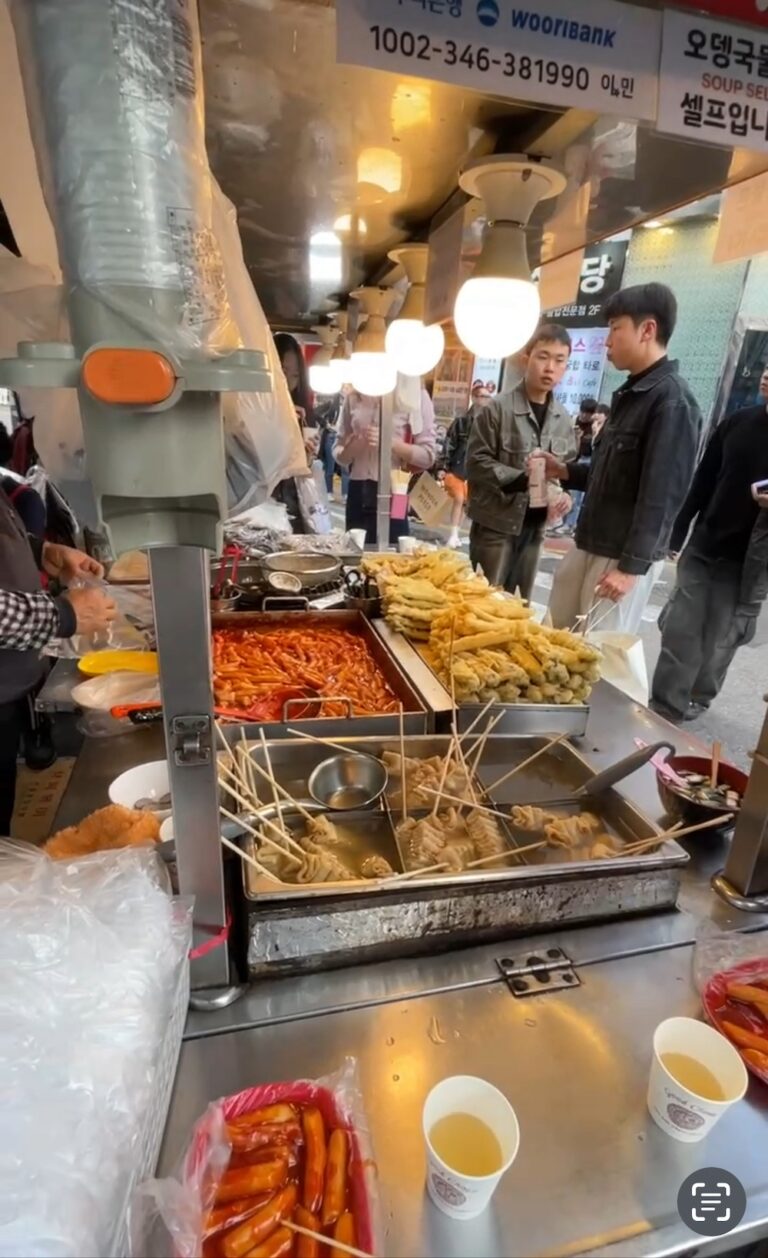 Seoul Hongdae tour food street
