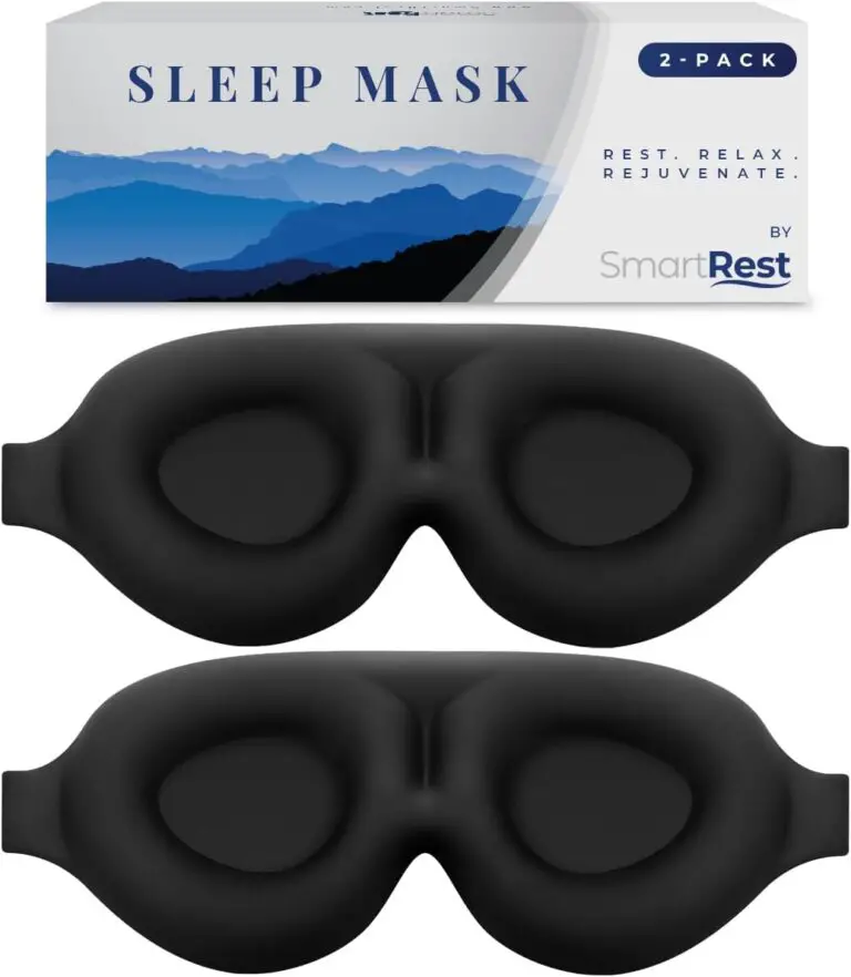 smart rest blackout sleep mask 2 pack