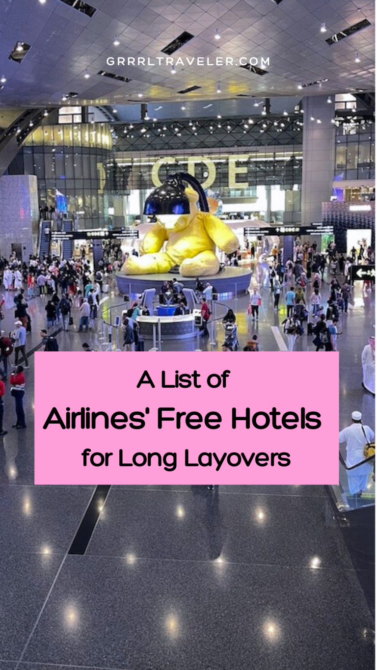 Airlines Free Transit Hotels for Layovers