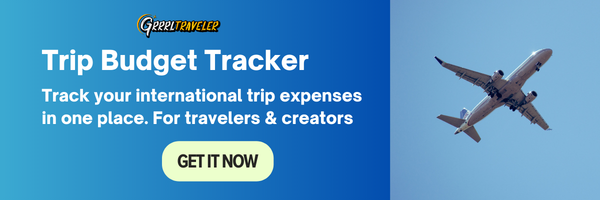 Track trip expenses and currency conversions in one place with this international trip budget tracker